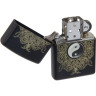 Zippo Classic 28829 — металлическая зажигалка, чёрная матовая