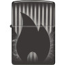 Zippo Classic 48738 — чёрная зажигалка с клеймом пламени