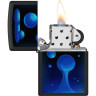 Zippo Lava Lamp 48675 — матовая зажигалка Black Light
